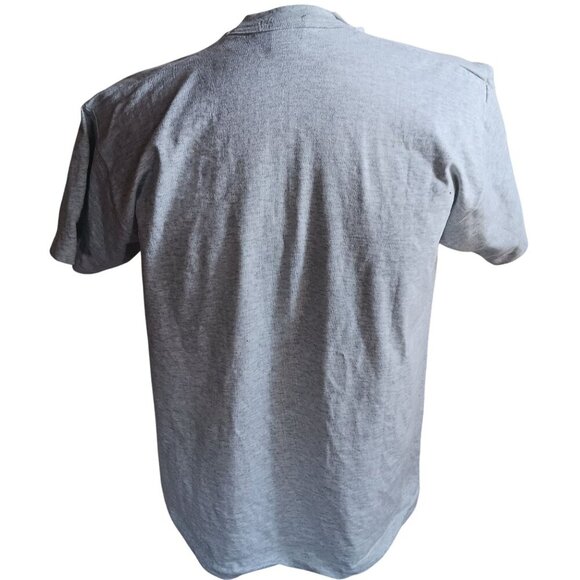 Vintage Mens T-shirt Single Stitch Large 1990's NETA Nebraska Education Gray USA - Picture 4 of 5